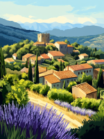Levandulová Toscana
