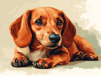 Dachshund Dáma