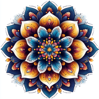 Vyšívání mandala – 25-413