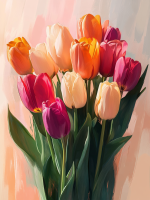 Tulipánový bouquet – 25-509