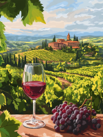Kouzelná krajina v Toskánsku, Chianti, Víno