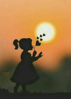 Silhouette dívky