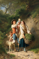 Benjamin Vautier - Replika mladé rodiny