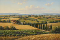 Elaine Horiguchi – Reprodukce toskánské krajiny