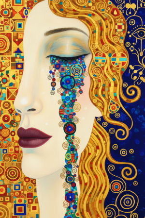 Klimt - Zlaté slzy - Variace 4