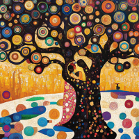 Klimtův styl: Strom
