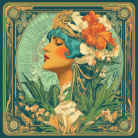 Mucha styl: Gatsby