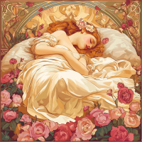 Mucha styl: Zrazený – MU24-012